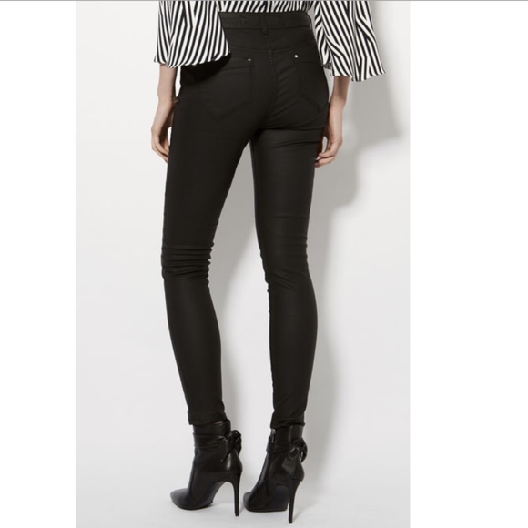 karen millen coated jeans